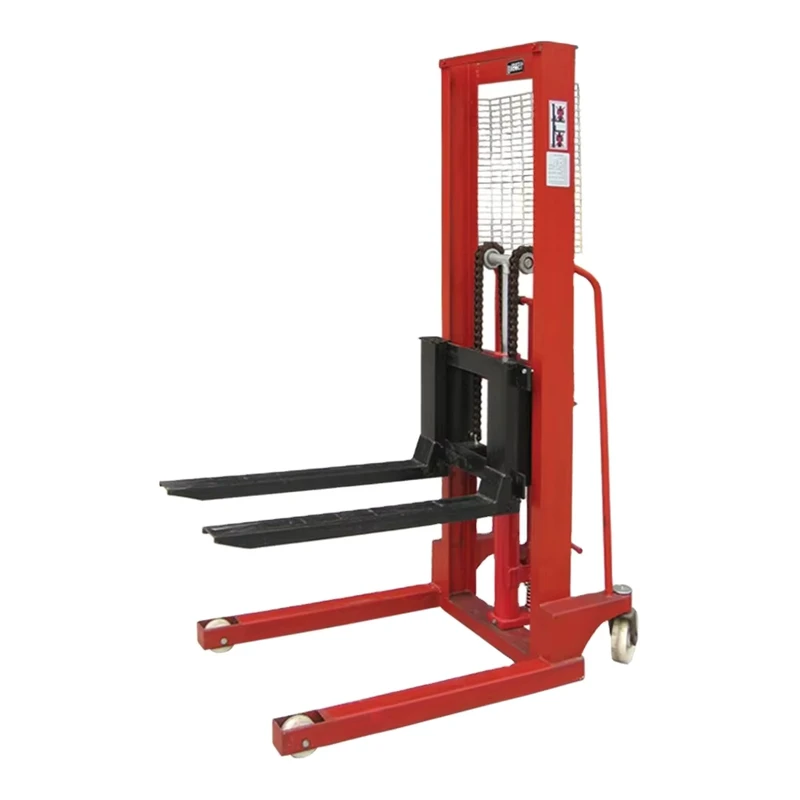 3 Ton Hydraulic Manual Hand Pallet Stacker Forklift Crane 1 Ton Hand Operated Forklifts