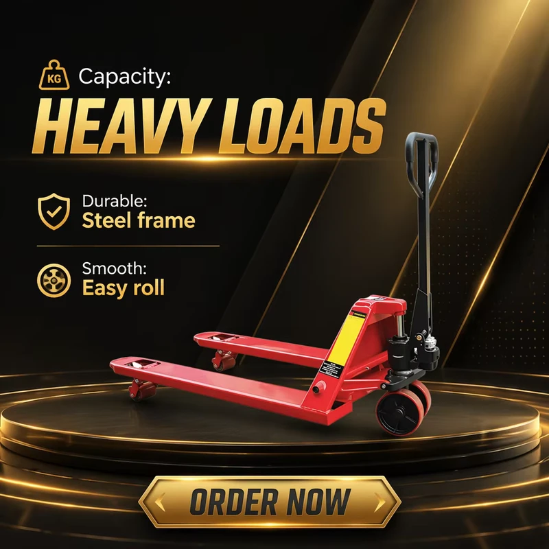 3 Ton Manual Hydraulic Pallet Truck Heavy Duty Hand Pallet Jack for Warehouse Logistics