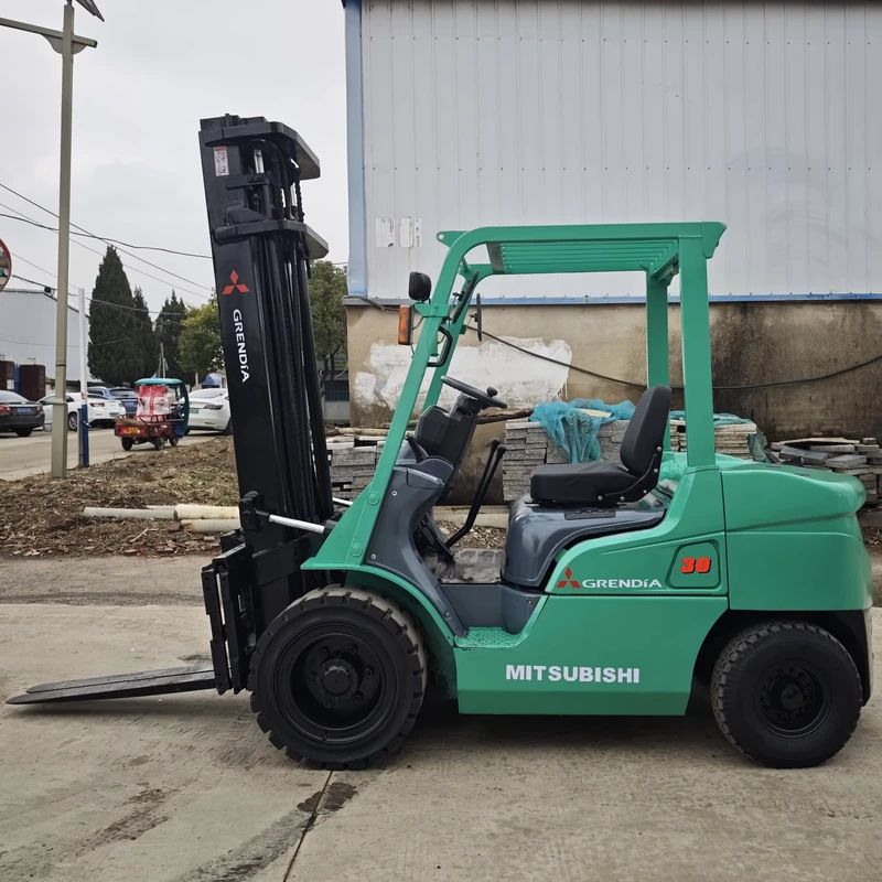 3 Ton Powered Pallet Truck with 1 Year Warranty Used Forklift in Stock Japan Engine 1200mm Fork Length
