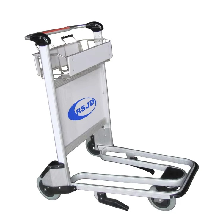 3 Wheels Airport Trolley Aluminum Luggage Trolly Airport