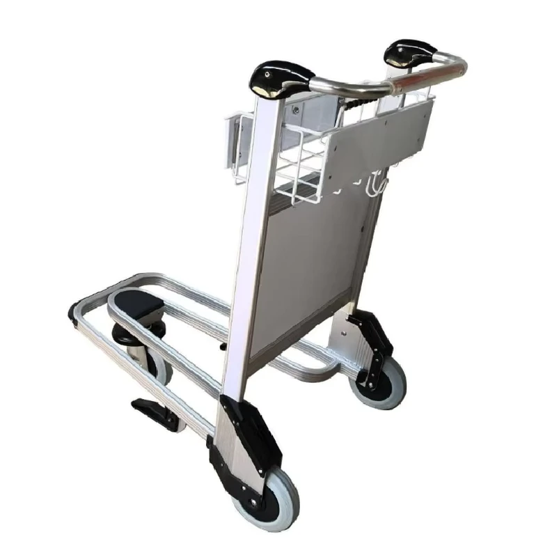 3 Wheels Aluminum Alloy Luggage Cart for Airport