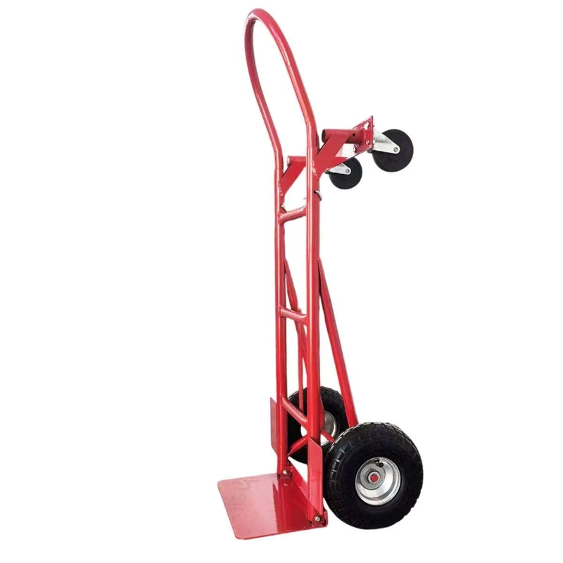 3 in 1 Convertible Steel Cart 2 4 Wheel Foldable Platform Dolly and Trolley for Shopping and Tools