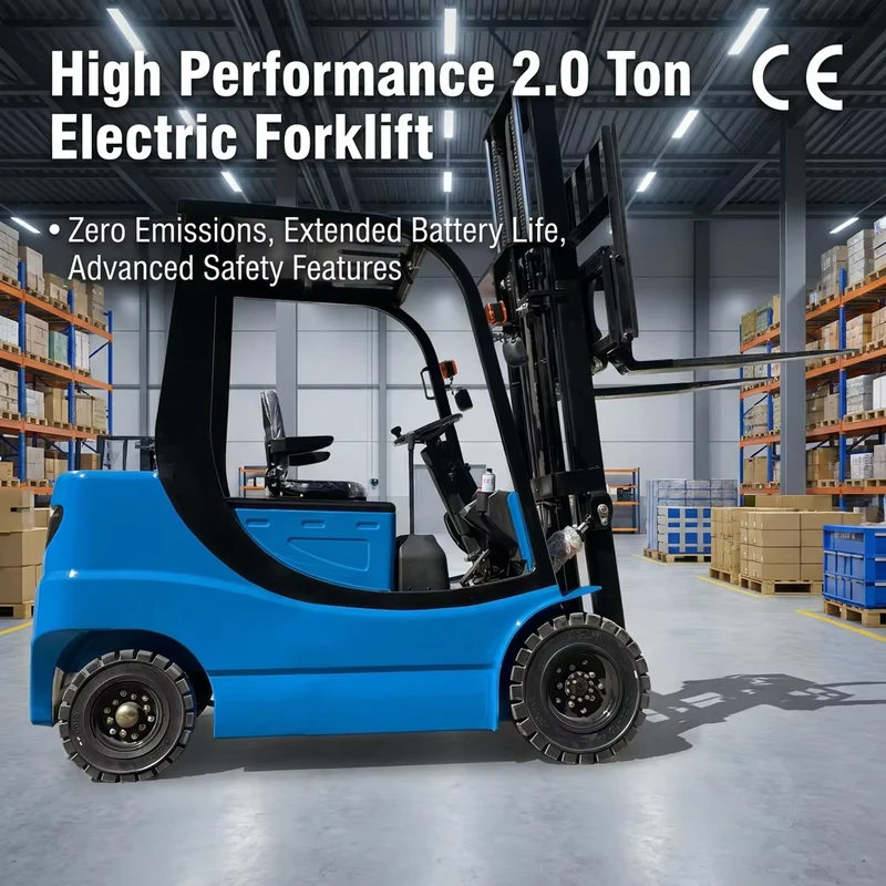 3.5 Ton Reliable Electric Forklift High Lifting Speed Ergonomic Design Hydraulic Battery Forklift for Logistics