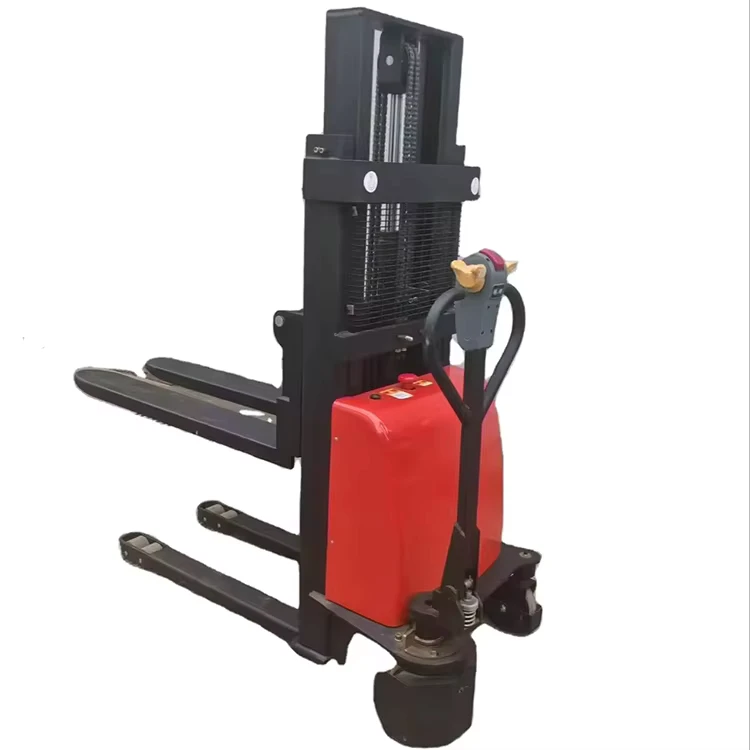 3.5m Lifting Height 1.2 Tons Container Cranes All Electric Forklift Truck Forward Counterweight Lift Truck Pallet Stacker
