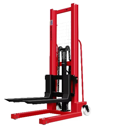 3000KG Manual Mini Forklift Stacker Hydraulic Lifter