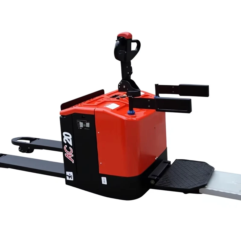 3000kg 6613lb Electric Pallet Truck Ride on Pedestrian Jack Rough Terrain Industrial Warehouse Power Transpallet