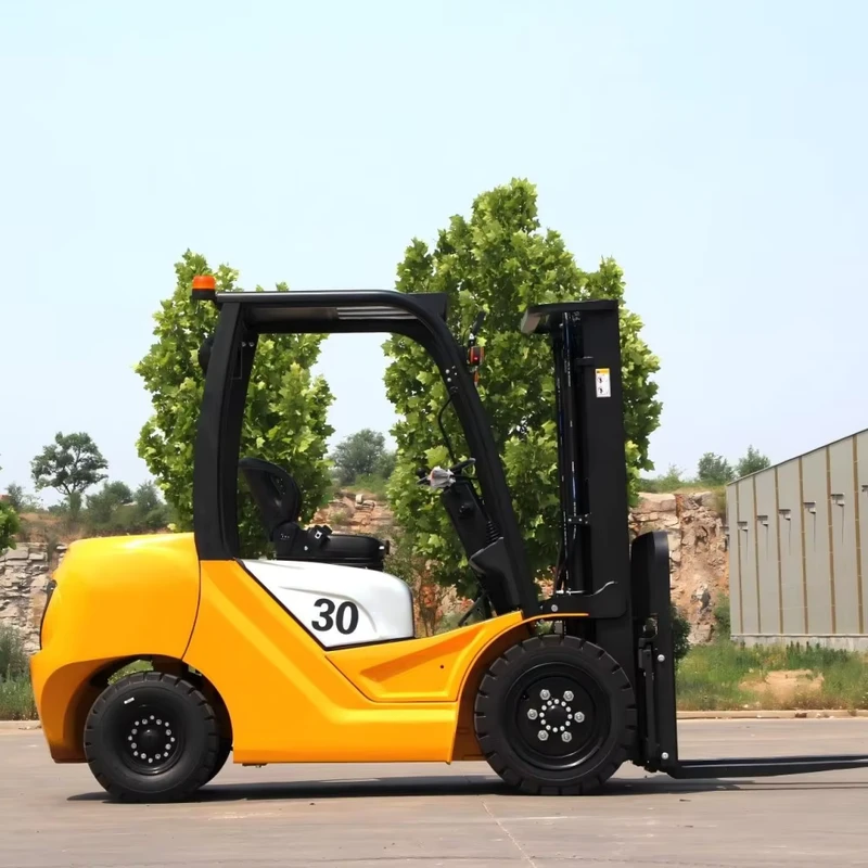 3000kg Diesel Forklift Truck Isuzu Engine IC Forklift for Heavy Material Lifting