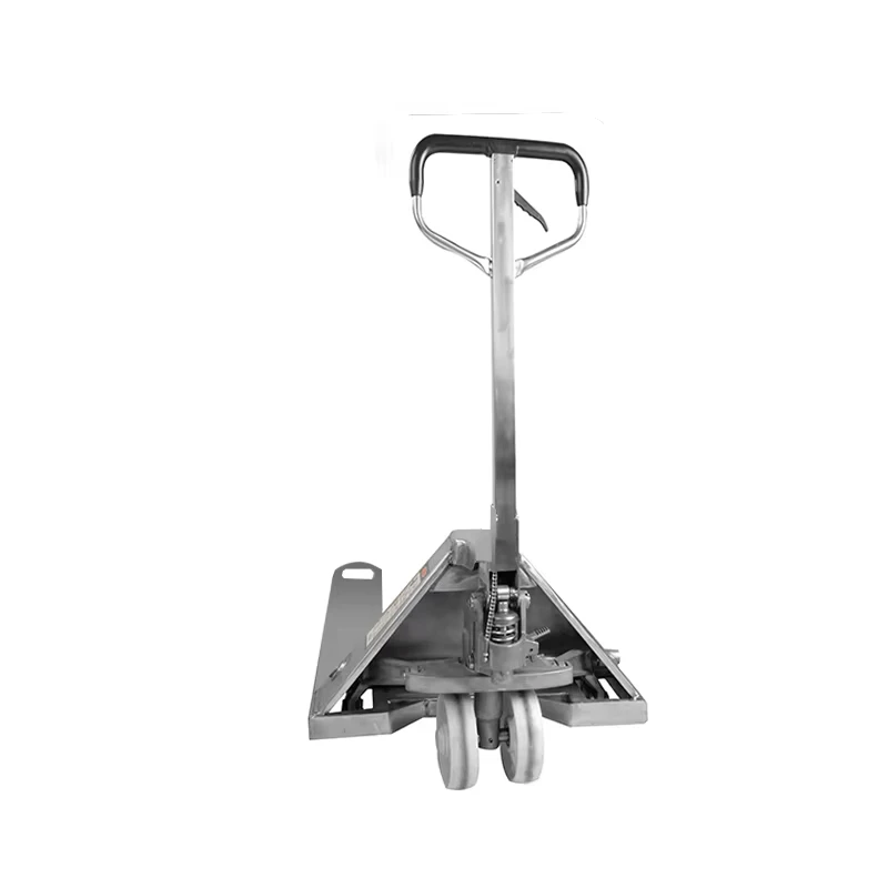 3000kg Manual Pallet Truck for Food Factory Resistant to Rust Stainless Hand Pallet Truck 550mm