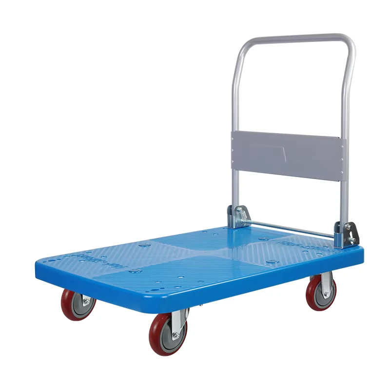 300kgs Folding Trolley Plastic Trolley 660lbs Warehouse Transportation Folding Hand Truck US300P DX