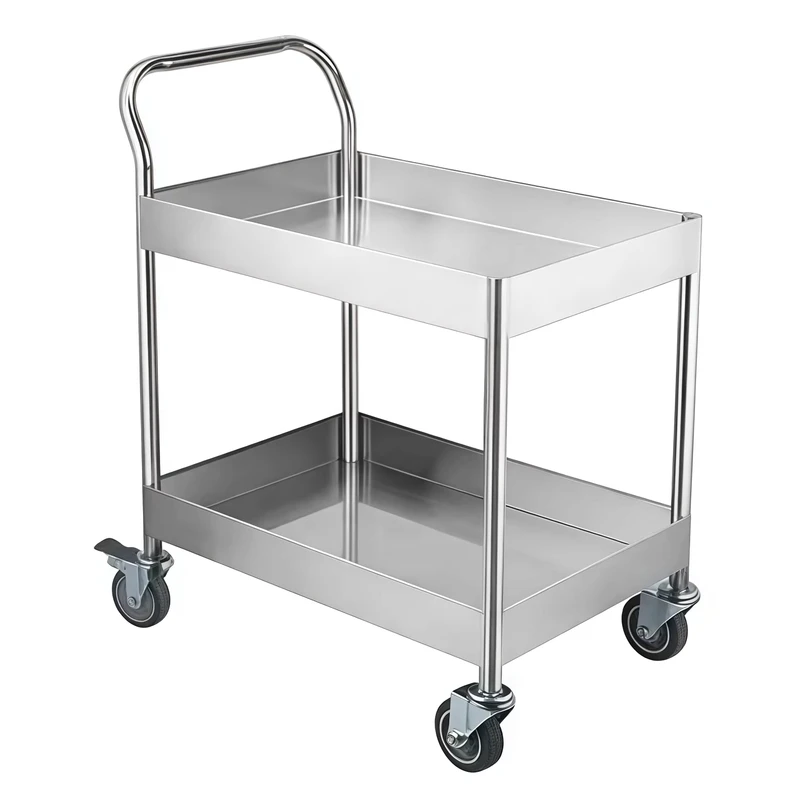 304 316 Stainless Steel Trolley for Hospitals Laboratories and Dental Clinics