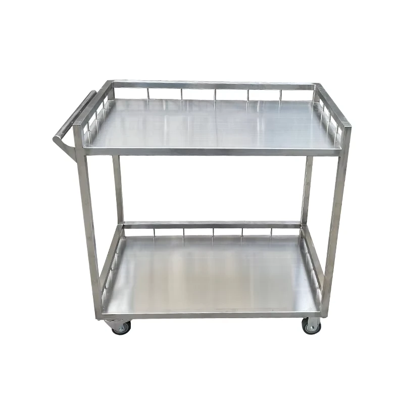304 Stainless Steel Assembled Medicine Cart Medical Trolley Cart