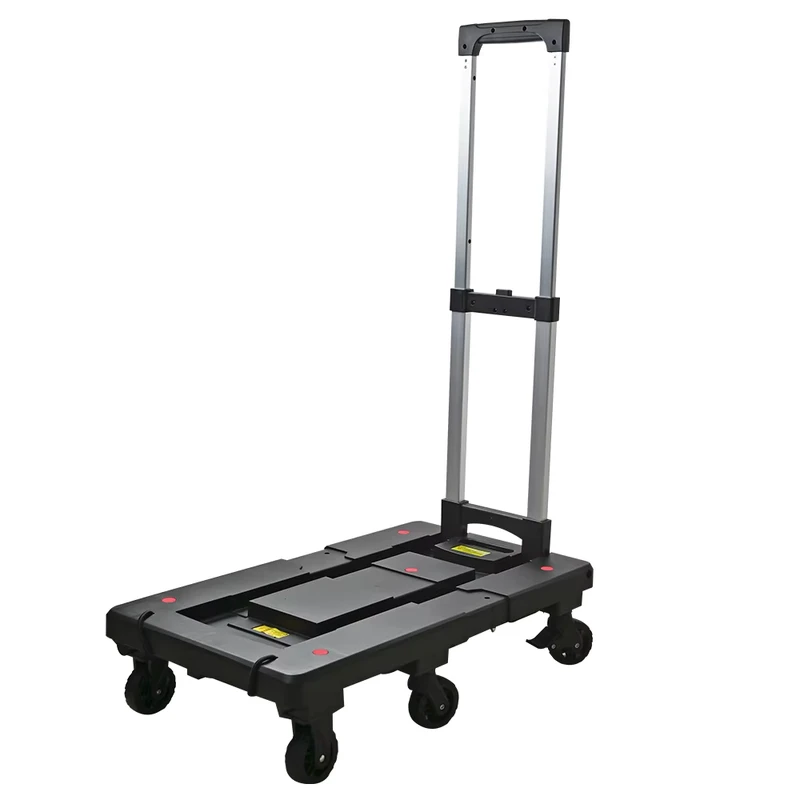 31*50cm Multifunctional PP Plastic Shopping Cart Trolley OEM Customizable Platform Supermarket Warehouse Luggage for Equipment