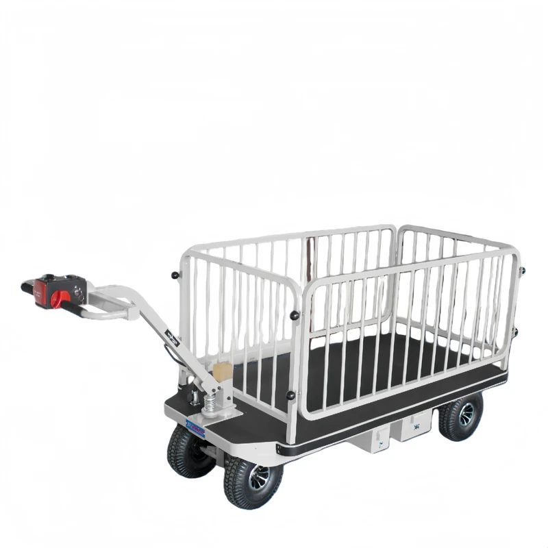 340mm Low Platform Height Electric Hand Truck with 130kg Lightweight Design for Fast Warehouse Loading Unloading