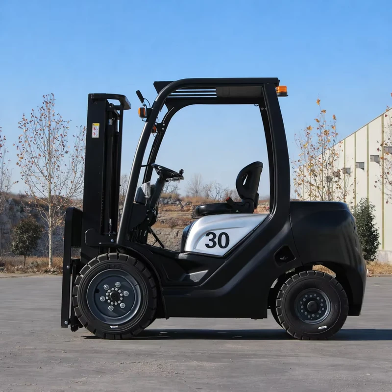 3T Diesel Forklift Side Shifter Standard Hydraulic Counterbalanced Forklift for Factory