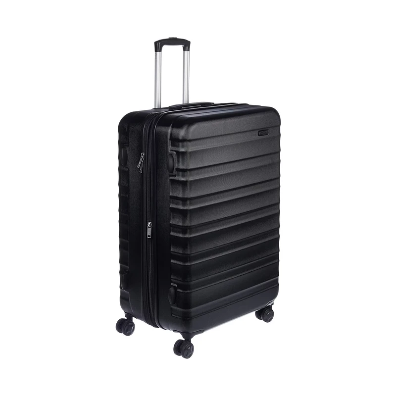 3pcs 20 24 28 ABS & Polyester Light Weight Modern Simple Luggage Sets with 4 Spinner Wheels Steel Trolley