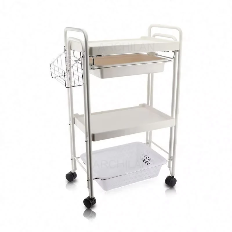 4 Rounds Tool Trolley With Tools Beauty Salon Trolley