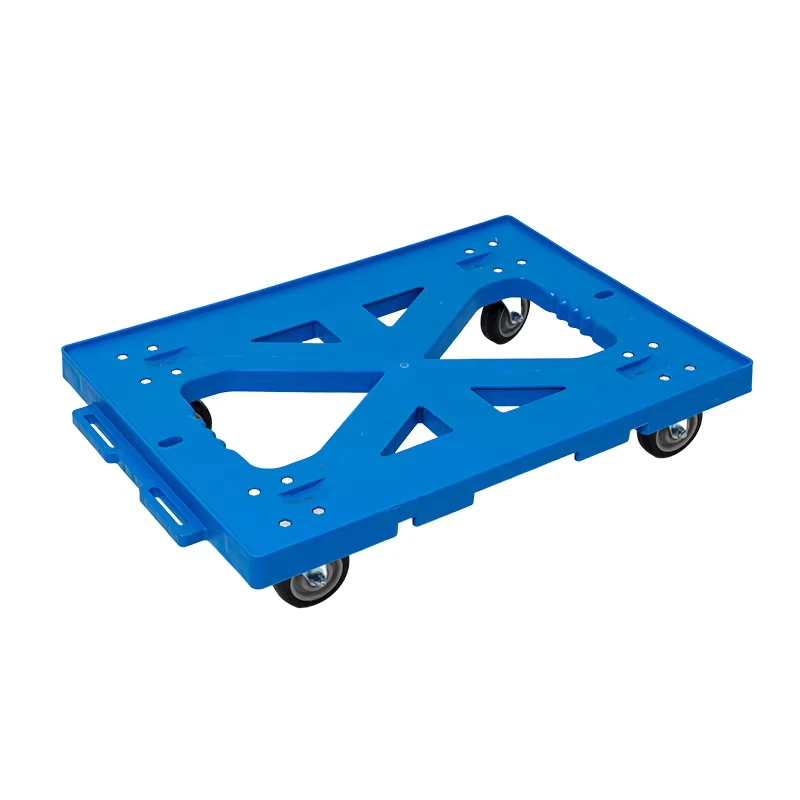 4-Wheel Portable Heavy Load Capacity Handcart Trolley for Storage Moving Shopping & Tools