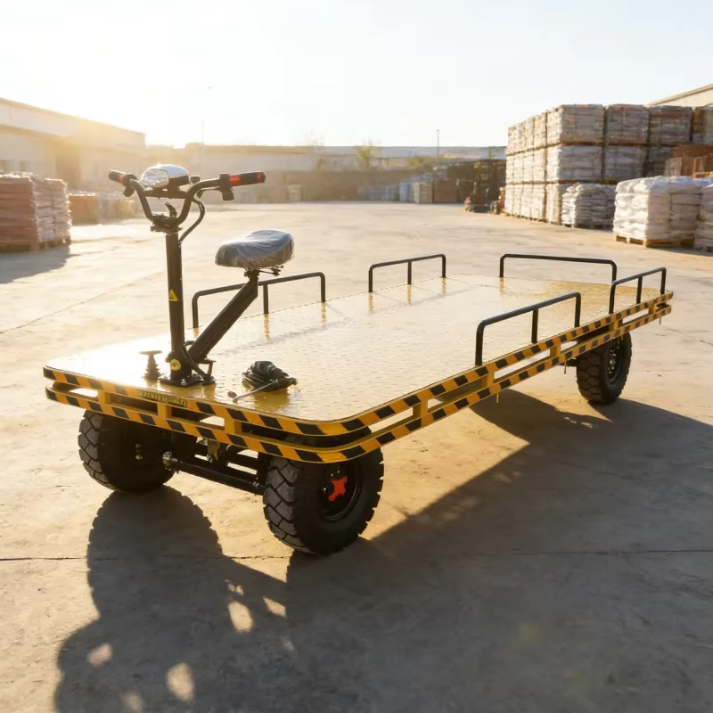 4 Wheels Multifunction Powered Customerred Hand push Hydraulic Lift Trolley Electric Transport Platform Cart