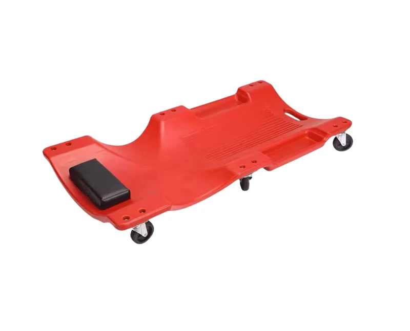 40 Inch Low Profile Plastic Rolling Garage Shop Floor Creeper Car Repair Tool Lying Board Under Car Rolling Creeper Seat