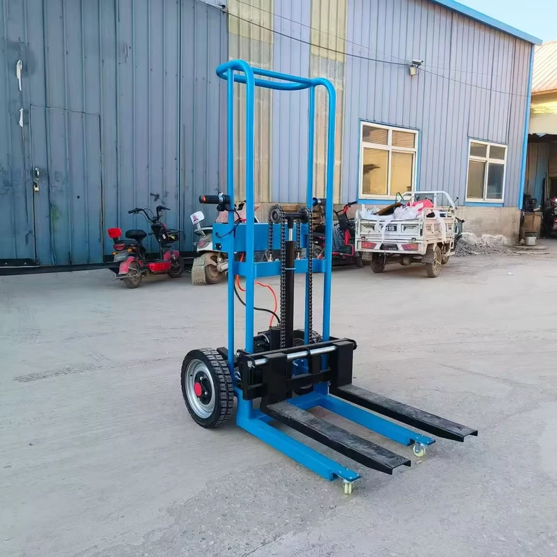 400kg Manual Stacker Hand Mini Lifter Stacker Forklift for Factory
