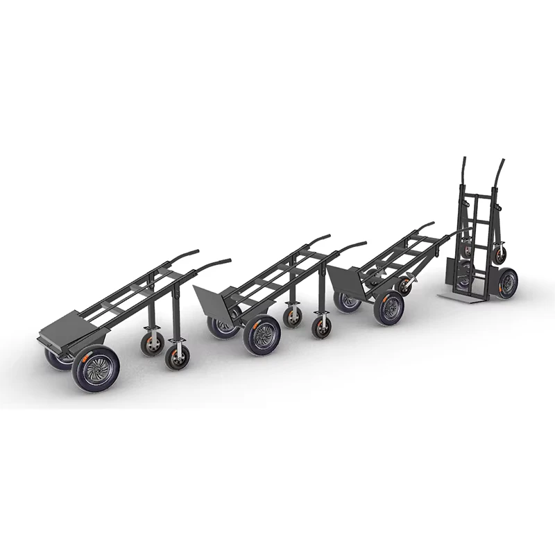 490kg Load Capacity Inflatable Tires Alloy Wheels Heavy Duty Hand Carts & Trolleys for Inflatable Castle