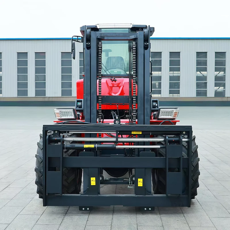 4×4 All Terrain Beekeeping Forklift Articulated Diesel Forklift Truck EPA4 Beehives ISUZU Engine Three