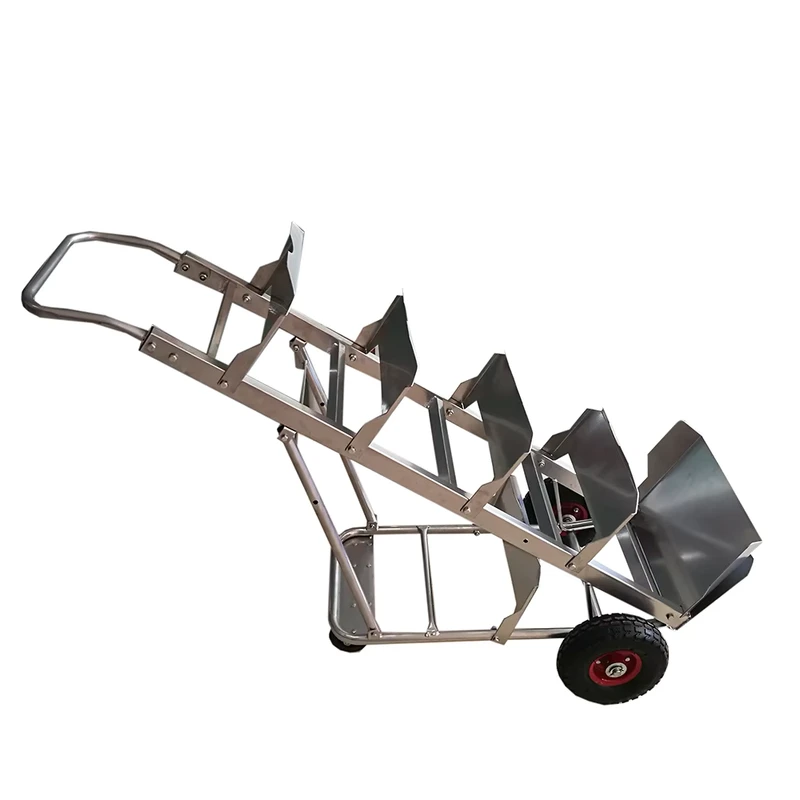 5 7 Gallon Water Bottle Trolley Heavy Lifting Hand Cart with 2 Wheels Customizable OEM Industrial Platform Usage