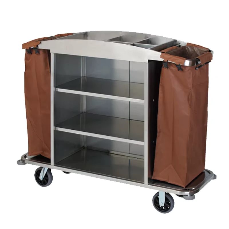 5 Star Hotel Maid Laundry Cleaning Guest Service Housekeeping Trolley