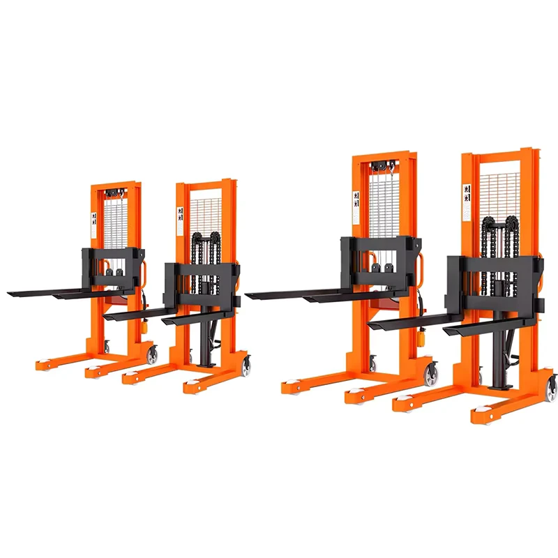 5 Ton Industrial Manual Stacker Forklift 500kg Hand Hydraulic Loader