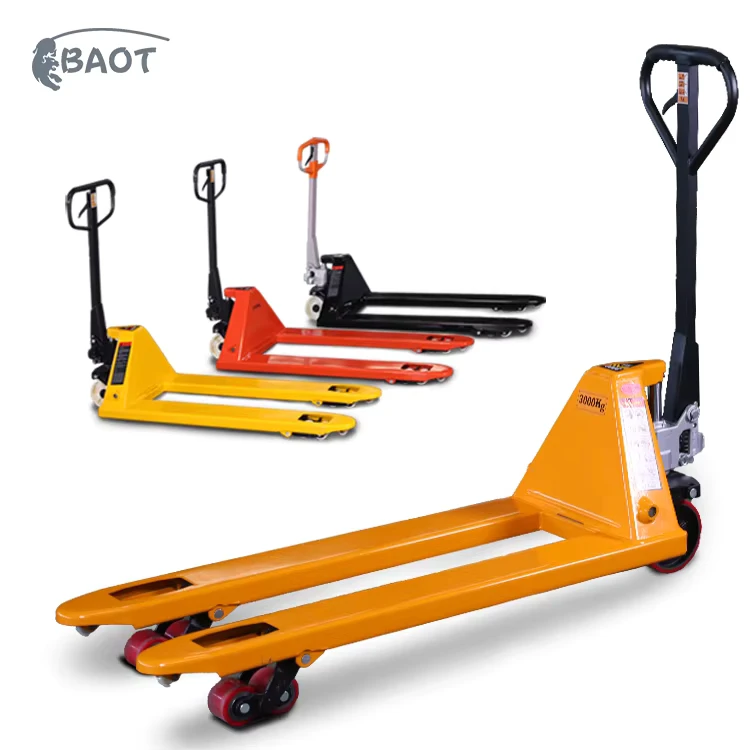 5 Ton Manual Pallet Truck with 3 Ton 2500kg Hydraulic Electric Lifter Steel Material Pallet Jack