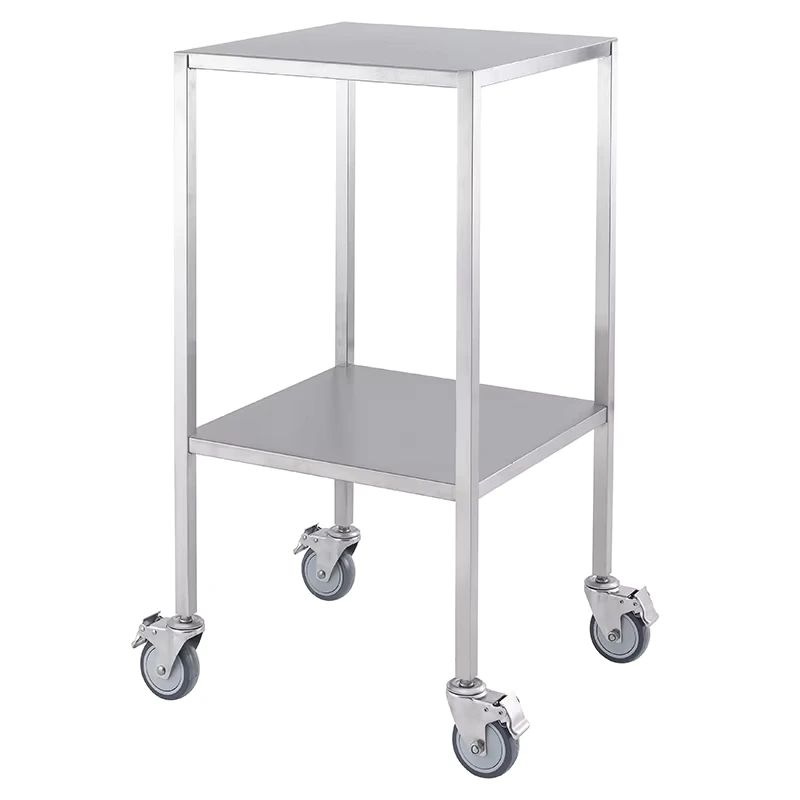 50*50*90 Customized Stainless Steel Modern Hospital Furniture Medical Cart with Swivel Wheels