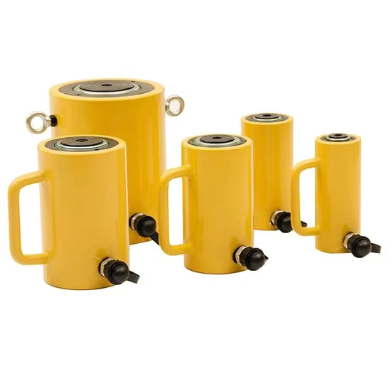 50 Ton Double Acting Hydraulic Cylinder Lifting Jack RAM With Pump