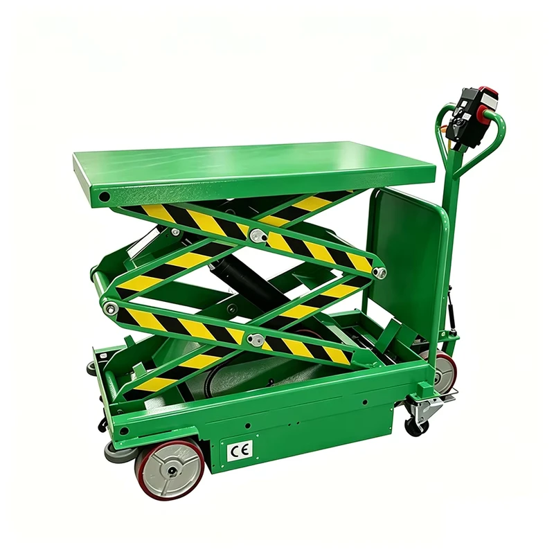 500 KG Electric Hand Scissors Lift Table Trolley Hydraulic Folding Manual Table Cart