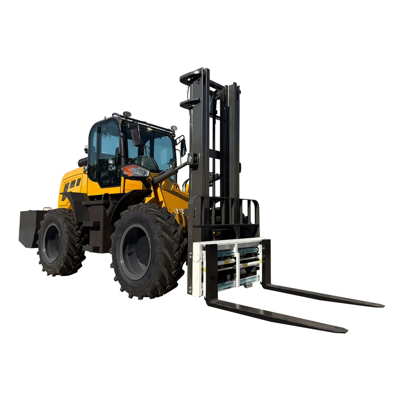 5000kg Road Diesel Powered Pallet Truck 4×4 Articulated Rough Terrain New