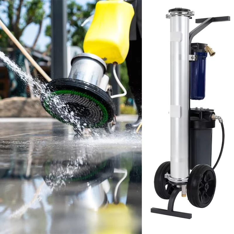 500LPH Outdoor Cleaning Solar Panels Mobile RO Machine Cleaning Windows Pure Water Reverse Osmosis in Canada