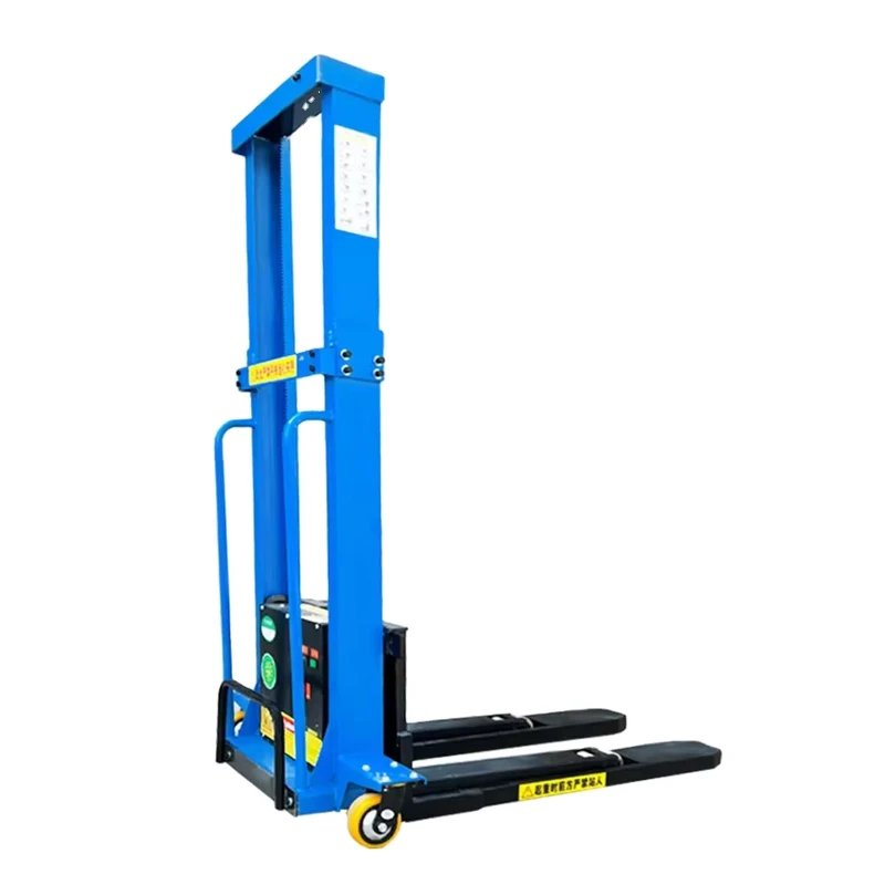 500kg Electric Self Loading Forklift Portable Pallet Stacker for Van Truck Lifting Self Elevating Reach Stacker