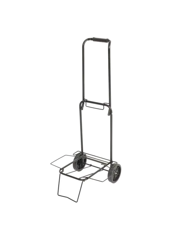 50KG Capacity Folding Metal Portable Hand Truck Luggage Cart Trolley Folding Utility Cart Lightweight Travel