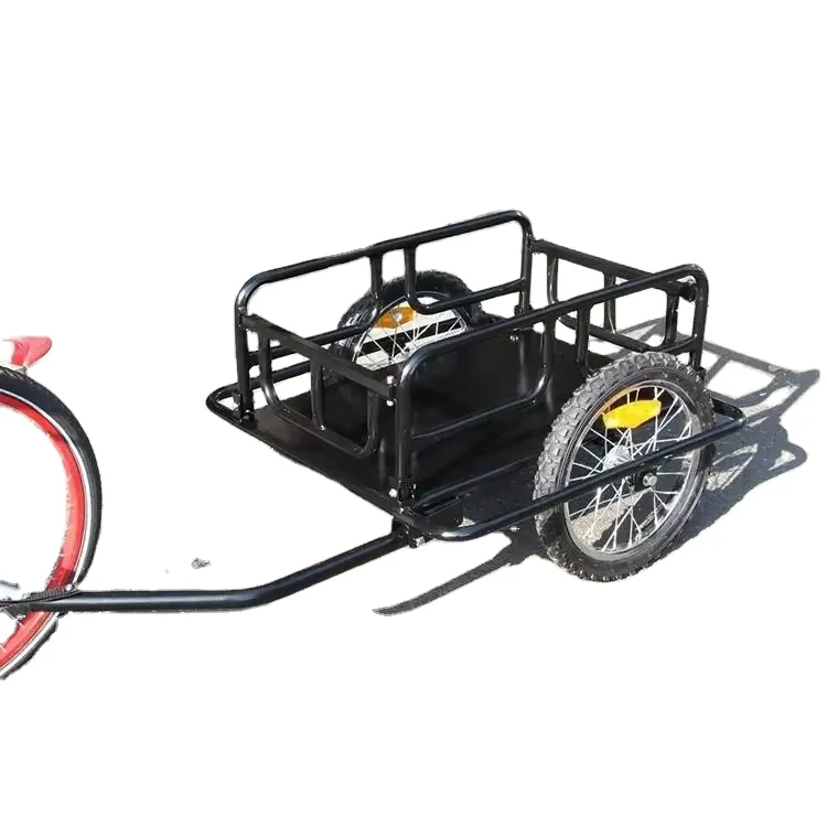 50kg Heavy Duty Bicycle Cargo Trailer 48v Transport Carrier Tow Cart Wagon Industrial Machinery Tool Durable New Used