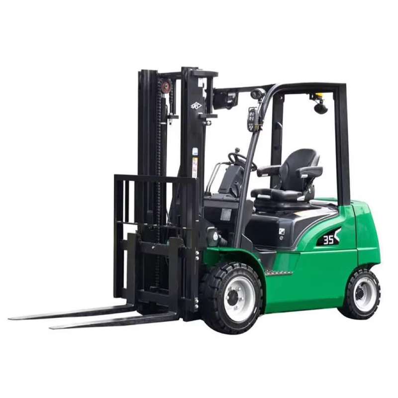 5T Electric New Energy Forklift with AWD Solid Tires Electric Side Shifter