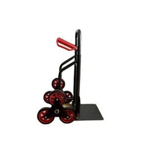 6 Wheel Steel Hand Truck Stair Climbing Folding Trolley Heavy Duty Hand Cart OEM Shopping Storage Tools