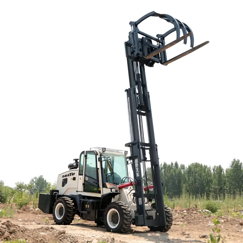 6 m Lifting Height 3 Ton Mini Diesel Forklift Pallet Jack Manual Forklift Hydraulic Stainless