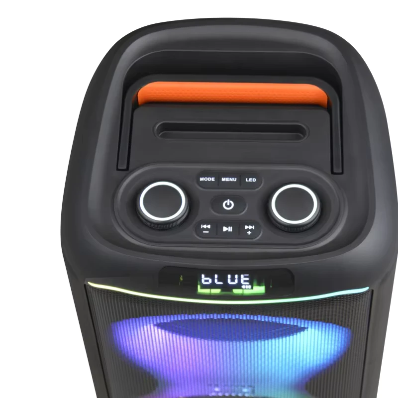 6.5 Inch RGB LED TWS Karaoke Wireless KTV Mini WiFi Aux Speaker Dual Mic DTS Flash