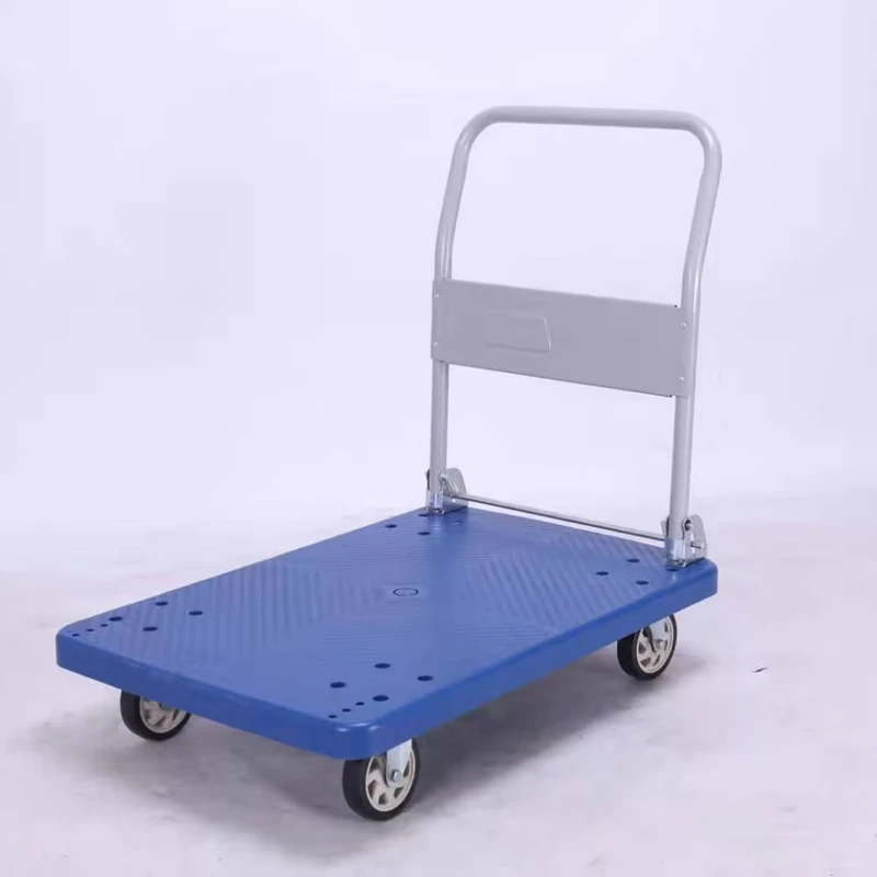 600*900 PP Loading 300kg Foldable Hand Truck Cart Platform Trolley