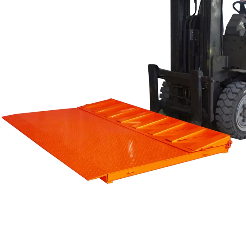 6500KG Capacity Foldable Shipping Container Platform Container Loading Unloading Ramp for Forklift
