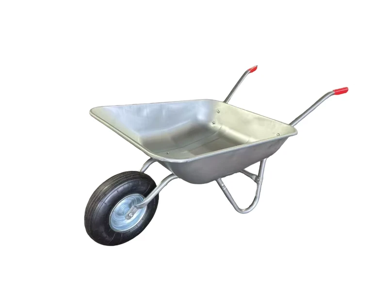 65L Construction Garden Yard Farm Tools and Equipment Wheelbarrow with Stainless Steel Tray for Storage From OEM Factory