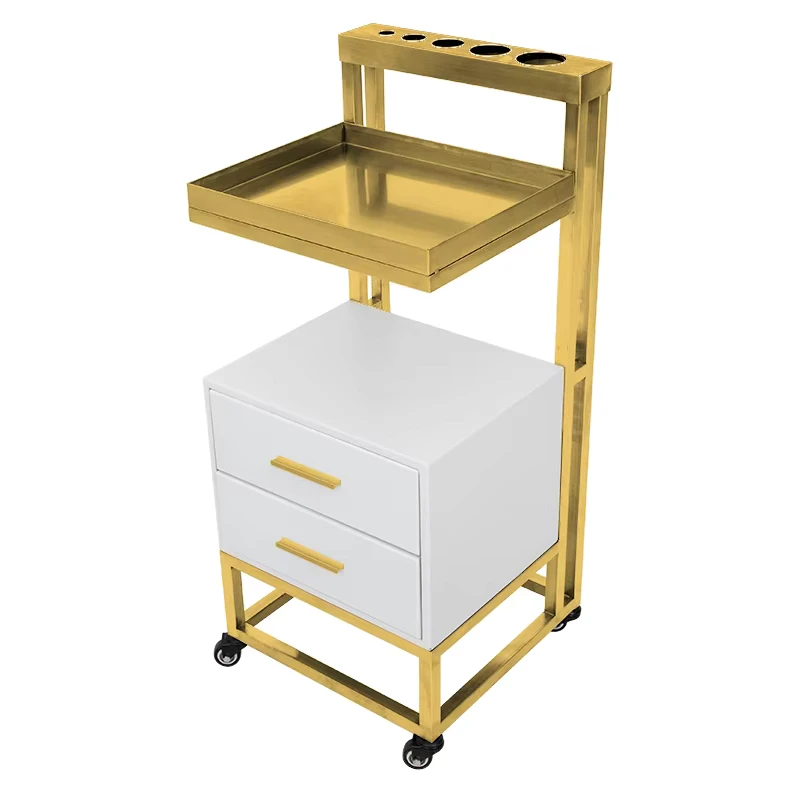 784 Hair Salon Station Furniture Wooden Cabinets With Drawers Barber Cabinets Trolleys Hairdressers