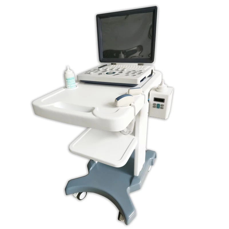 ABS Plastic Medical Furniture Mobile Detachable B type Ultrasonic Small Cart Hospital Trolley With Wheels