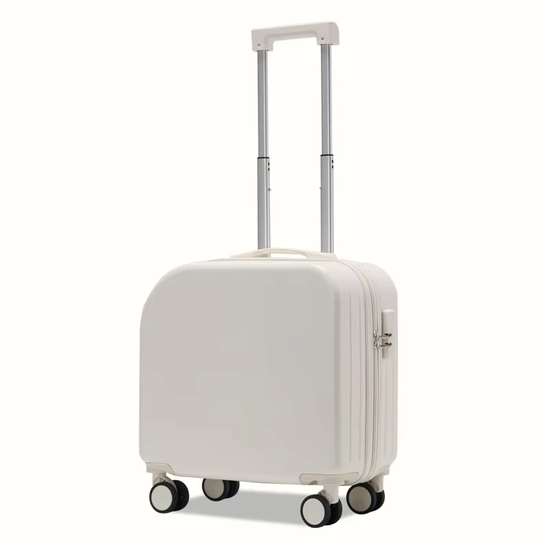 ABS+PC Electronic Pattern Carry-On Suitcases Telescopic Handle Silent Spinner Wheels USB Cup Holder Trolley Bag
