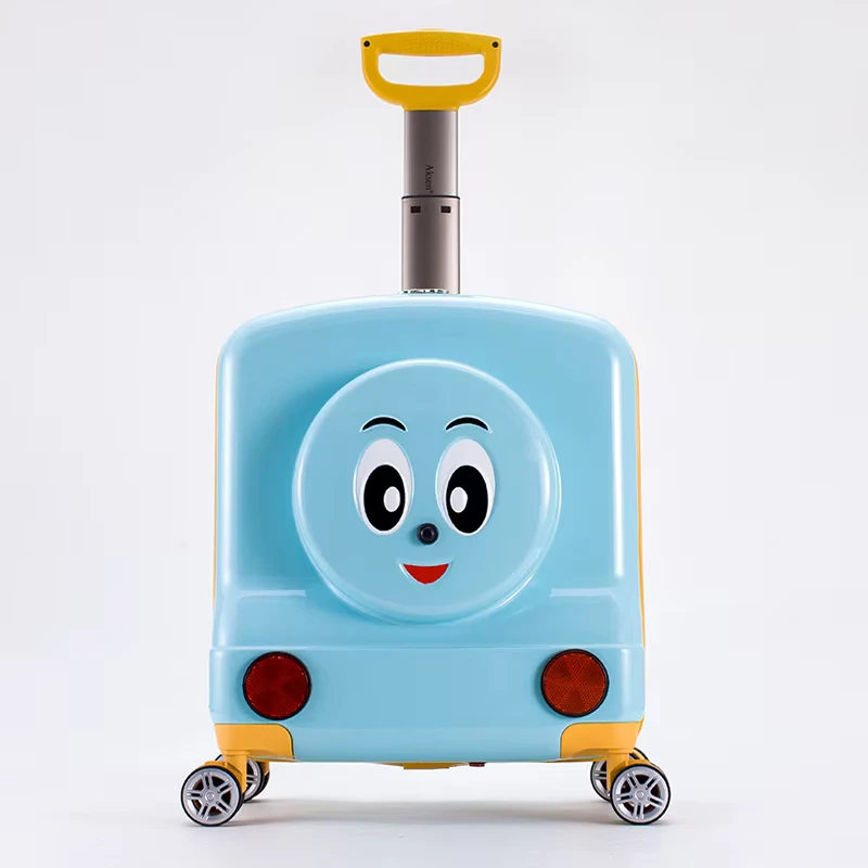 ABS+PC Kids Luggage Single Pull Rod Suitcase Hard Shell Luggage Cartoon Children Trolley Luggage Sets for Kids