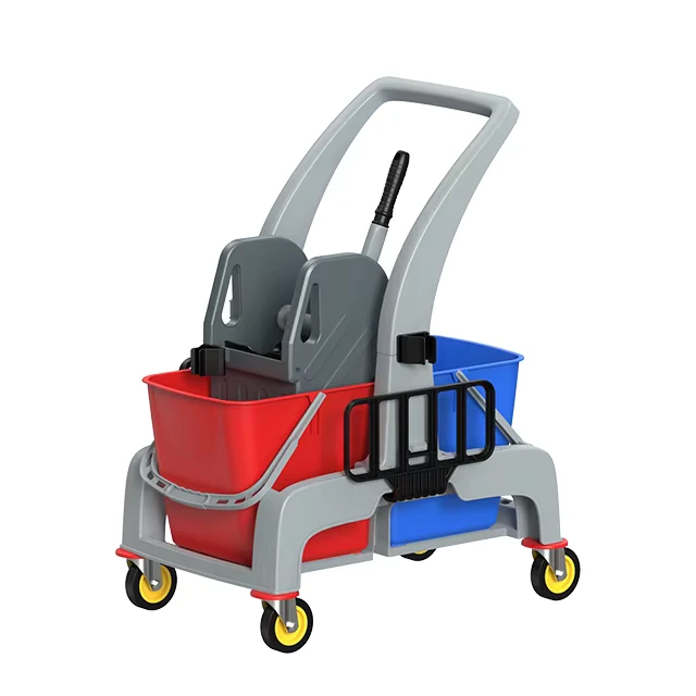 AF08191 Janitorial Cleaning Cart Hotel Trolley for Housekeeping and Cleaning Products